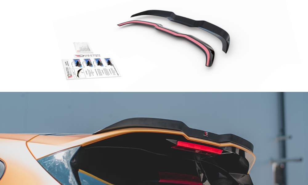 Maxton Design Ford Focus ST Spoiler Extension V2 - Gloss (Mk4 2019-2021) 4 fo fo 4 st cap1g