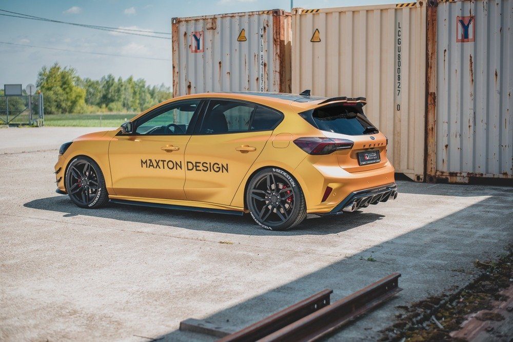 Maxton Design Ford Focus ST Spoiler Extension V2 - Gloss (Mk4 2019-2021) 3 fo fo 4 st cap1g b