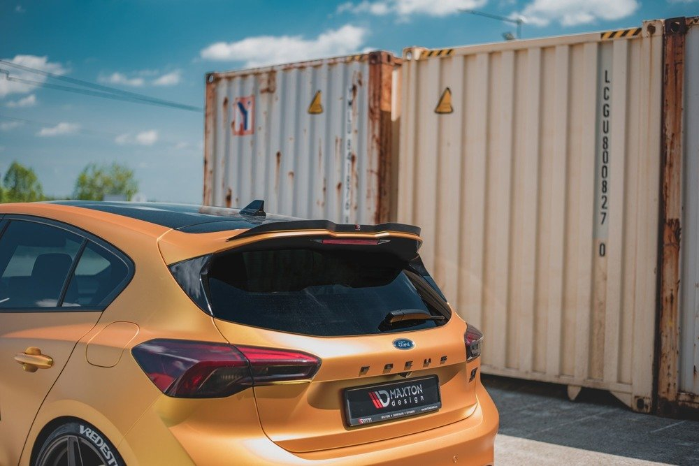 Maxton Design Ford Focus ST Spoiler Extension V2 - Gloss (Mk4 2019-2021) 2 fo fo 4 st cap1g c
