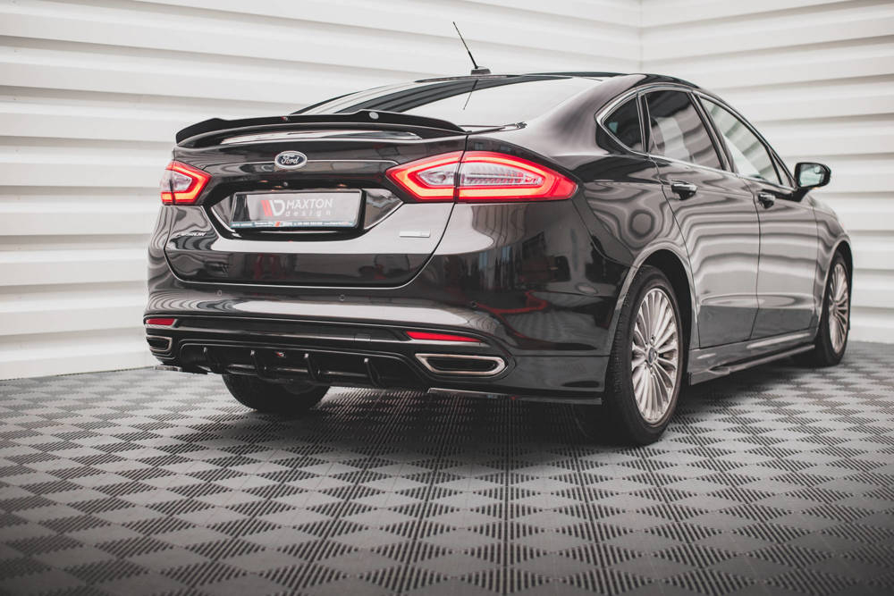 Maxton Design Ford Mondeo Spoiler Extension - Gloss (Mk5 2014-2019) 2 fo mo 5 cap1g c