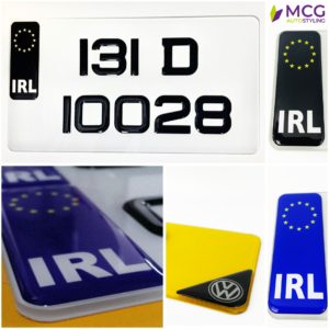 GEL Number Plates - JAP / Motorbike / Lorry 8 GEL Number Plates