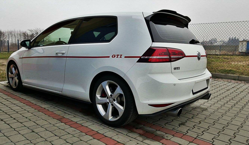 Maxton Design VW Golf 7 Spoiler Extension - Gloss (GT / R-Line Fit) (2013-2016) 2 gt spoiler ext 99