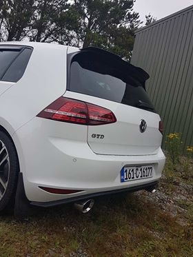 Maxton Design VW Golf 7 Spoiler Extension - Gloss (GT / R-Line Fit) (2013-2016) 5 gt spoiler extension 99 2