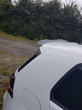 Maxton Design VW Golf 7 Spoiler Extension - Gloss (GT / R-Line Fit) (2013-2016) 4 gt spoiler extension 99b 2