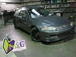 AERODYNAMICS - Honda Civic Bumperlip Front PU Mugen Style (1991-1996 2/3 Door)