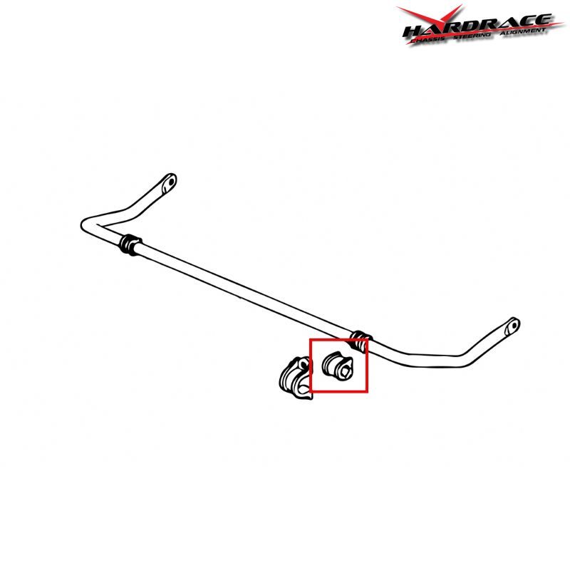 Hardrace Sway Bar Bushings Front 28.2mm (S2000) 2022 2 hr 6949 1 1
