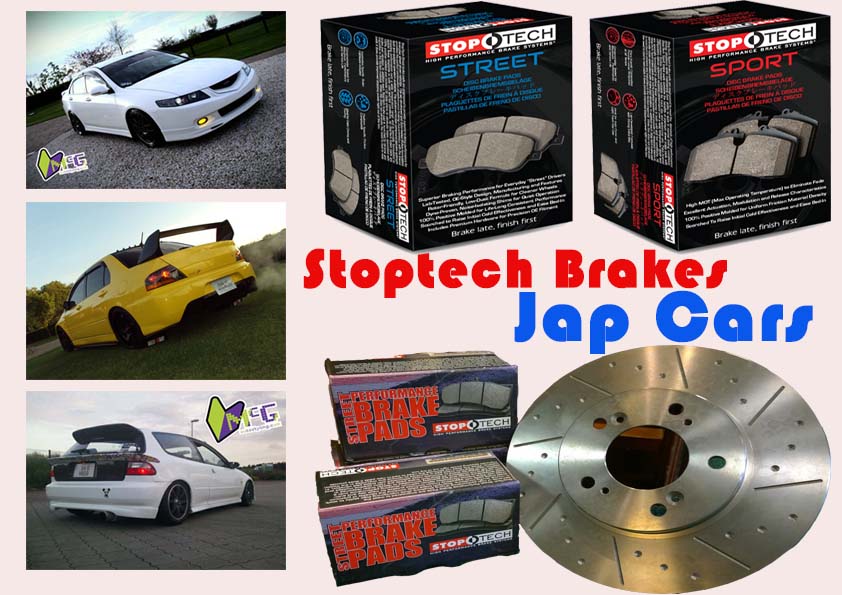 MCG Performance Toyota Altezza/Lexus IS200 Front Brake Discs & Stoptech Brake Pads! 7 jap cars