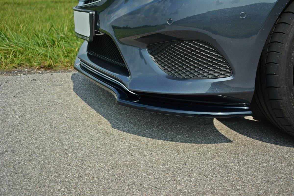 Maxton Design Mercedes E-Class Coupe/Cabrio Front Lip V1 - Gloss (Facelift W212 2012-2016) 2 me e 212f c fd1g 3