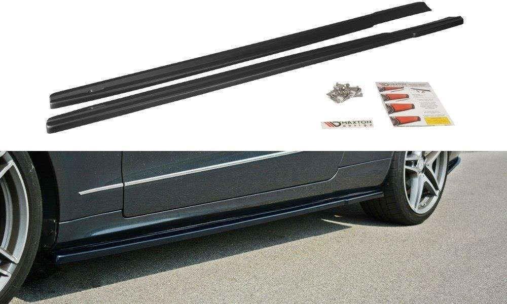 Maxton Design Mercedes E-Class Coupe/Cabrio Side Skirt Extensions - Gloss (Facelift W212 2012-2016) 1 Maxton Design Mercedes E-Class Coupe/Cabrio Side Skirt Extensions - Gloss (Facelift W212 2012-2016)