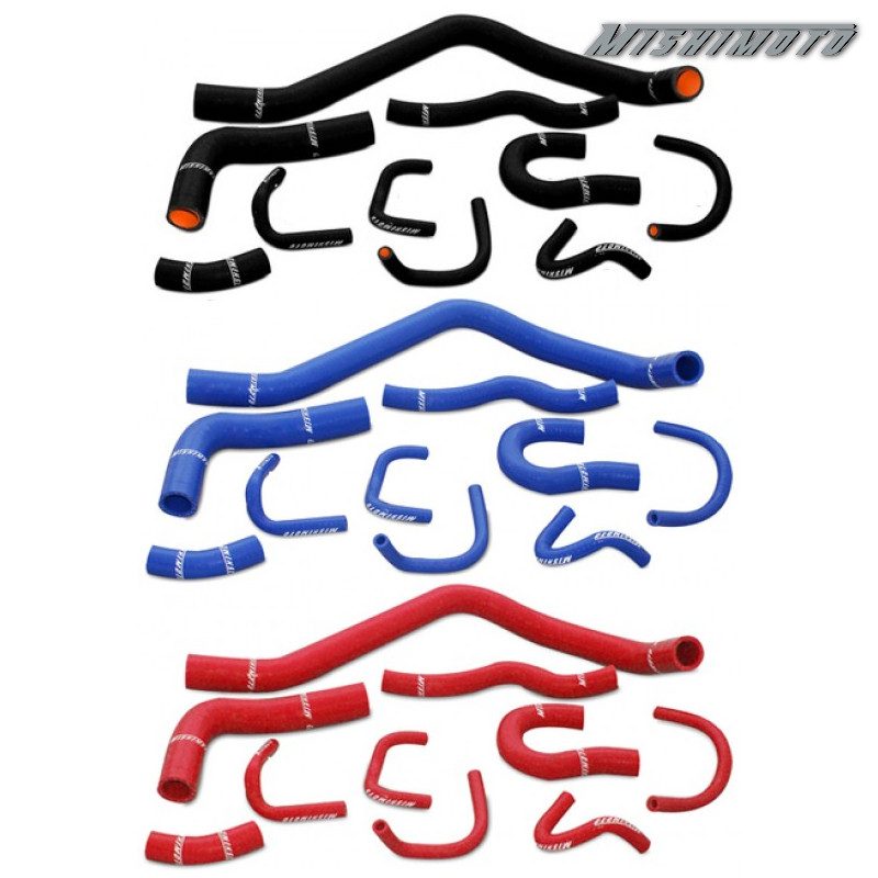 Mishimoto Silicone Radiator Hoses Red (Civic/CRX 87-93 D-Series) 1 mm mmhose civ 88 11
