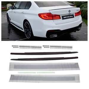 BMW 5 Series G30 Msport Gloss Blade Skirt Extensions (2011-2018) 2 msport side skirt extensions stickers