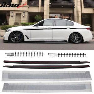 BMW 5 Series G30 Msport Gloss Blade Skirt Extensions (2011-2018) 1 BMW G30 Msport Gloss Blade Skirt Extensions