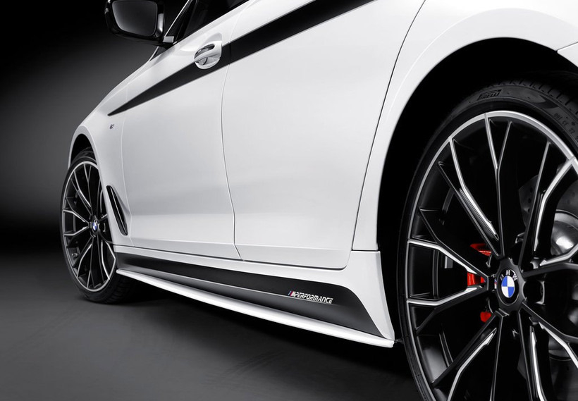 BMW 5 Series G30 Msport Gloss Blade Skirt Extensions (2011-2018) 3 msport side skirt extensions stickers3