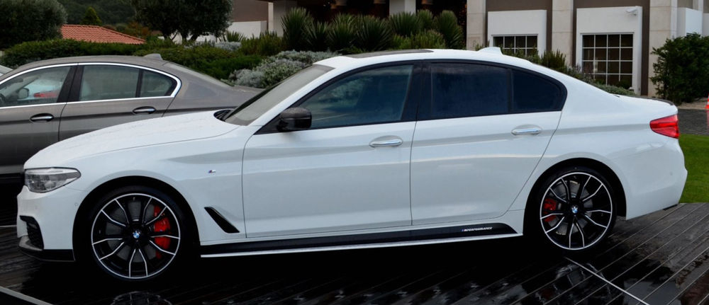 BMW 5 Series G30 Msport Gloss Blade Skirt Extensions (2011-2018) 4 msport side skirt extensions stickers4