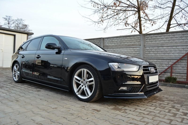 Maxton Design Audi A4 Front Lip v1- Gloss Black (B8.5 2011-2015) 4 mx side skirts 139 no 2