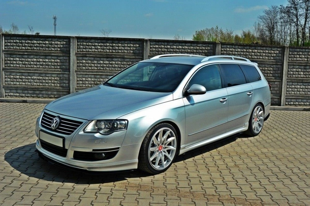 Maxton Design VW Passat B6/B7 R-Line Side Skirt Extensions - Gloss (Mk6 2005-2010) 2 mx skirt ext2 4