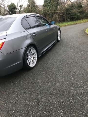 Maxton Design BMW 5 Series E60 Msport Lip Kit - Combo (2004-2011) 7 mx skirts3