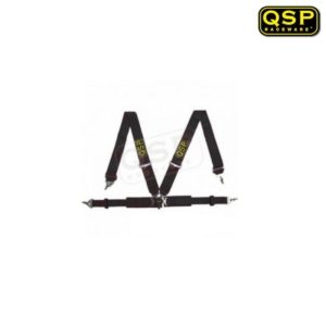 QSP 4-Point Seatbelt FIA - Club Black (Universal)
