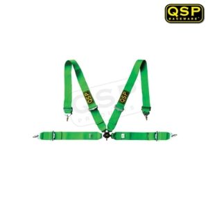 QSP 4-Point Seatbelt FIA - Pro Green (Universal) 7 qr334 gree