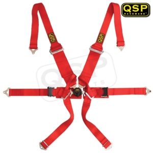 QSP 6-Point Seatbelt FIA - Hans Formula Red (Universal) 7 qrh236 2