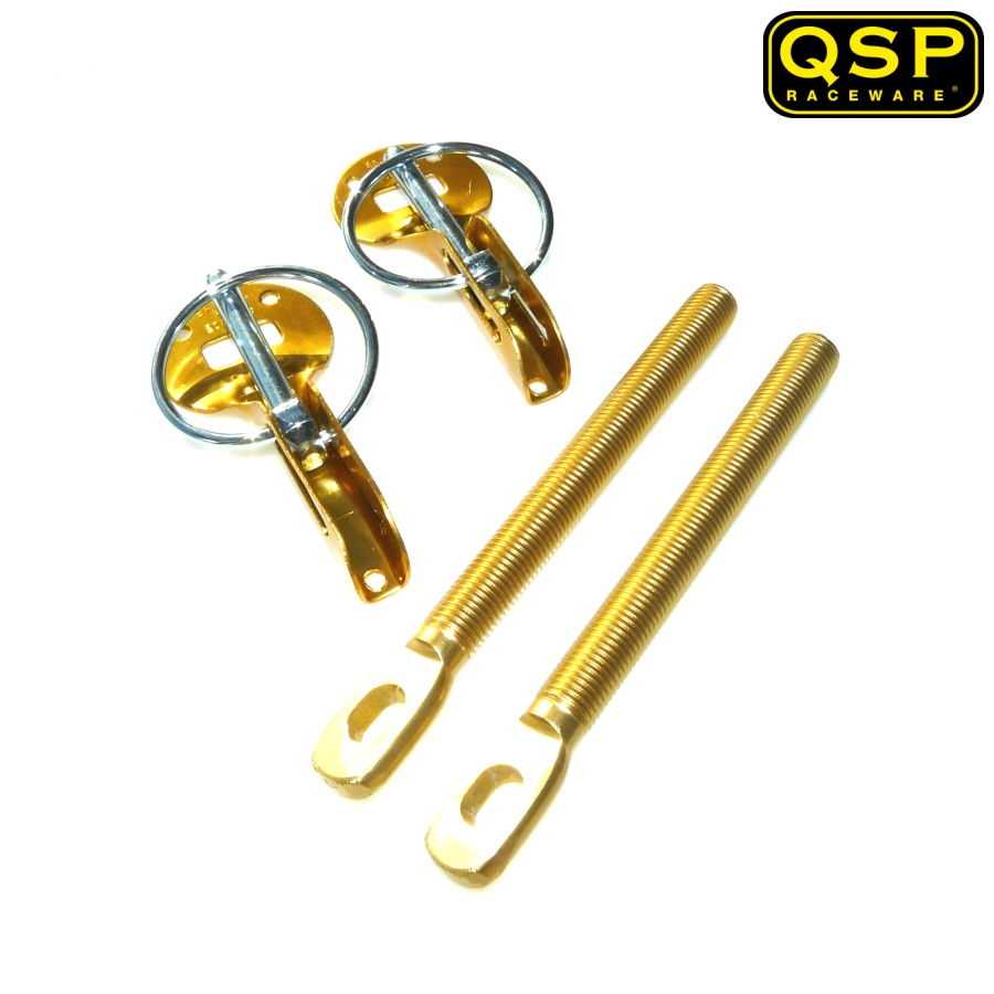 QSP Hood Pins Aluminum Gold (Universal) 3 qsp qb.hood alg 3