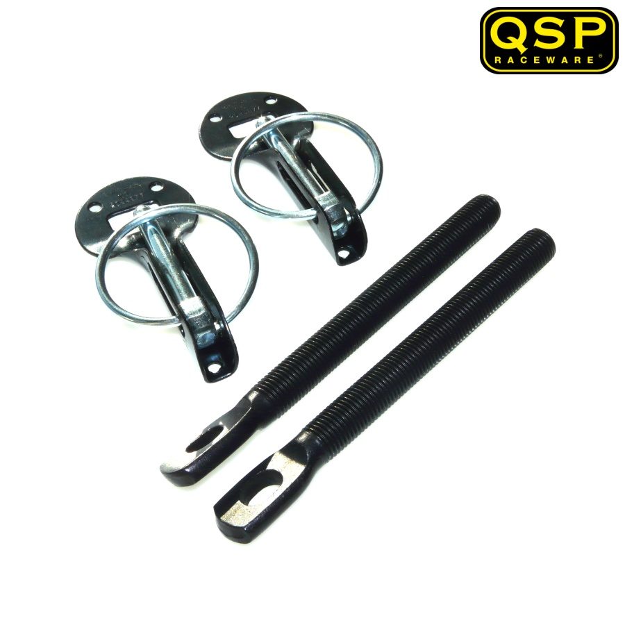 QSP Hood Pins Aluminum Red (Universal) 5 QSP aluminium hood pins in black