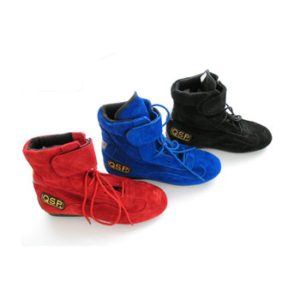 QSP High Top Suède Race-Karting Shoe Black 38 (Universal)