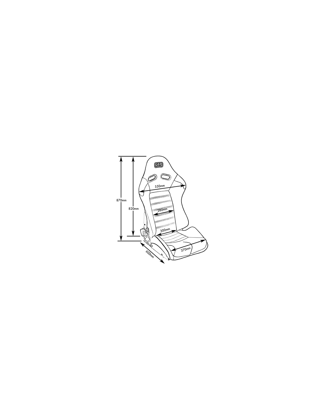 QSP Adjustable Sports Seat 2 qst 70 seat sport adjustable qsp products 1