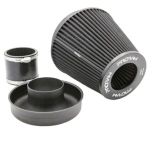 RamAir - PRORAM 76mm ID Neck Large Cone Air Filter with Velocity Stack and Coupling 8 ramair proram 76mm id neck large cone air filter with velocity stack and coupling
