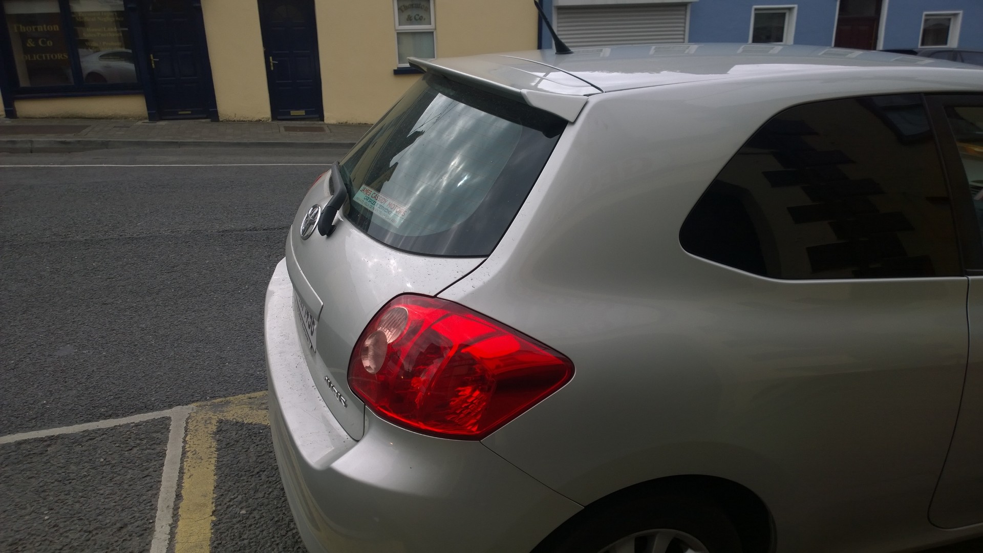 Toyota Auris Roof Spoiler - TTE Style (Mk1 2006-2012) 2 rdx 3