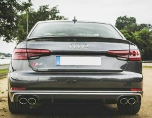 Audi A4 19+ S4 Style Boot Spoiler - Gloss Black 12 rear spoiler for audi a4 s4 b9 2016 trunk boot wing lip