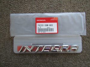 HOP Genuine Honda Boot Badge Emblem Integra Type R DC5