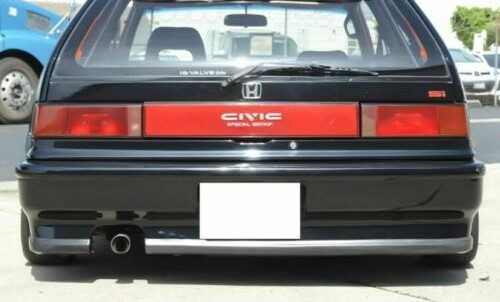 AERODYNAMICS - Honda Civic Rear Bumper Lip PU JDM (1988-1989) 3 s l500 1