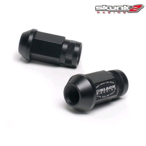 thumbnail image 2 of 20x Black Spike Lug Nuts M12x1.5 – 3.18" Tall, 60° Conical Seat, For Aftermarket Wheels, LAA 2 of 5