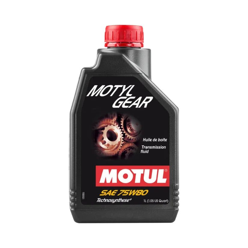 MOTUL - Motylgear 75W80 Technosynthese Gear Oil (1 Litre) 1 Motul Motylgear 75W80, Motul Motylgear 75W-80 gear oil bottle