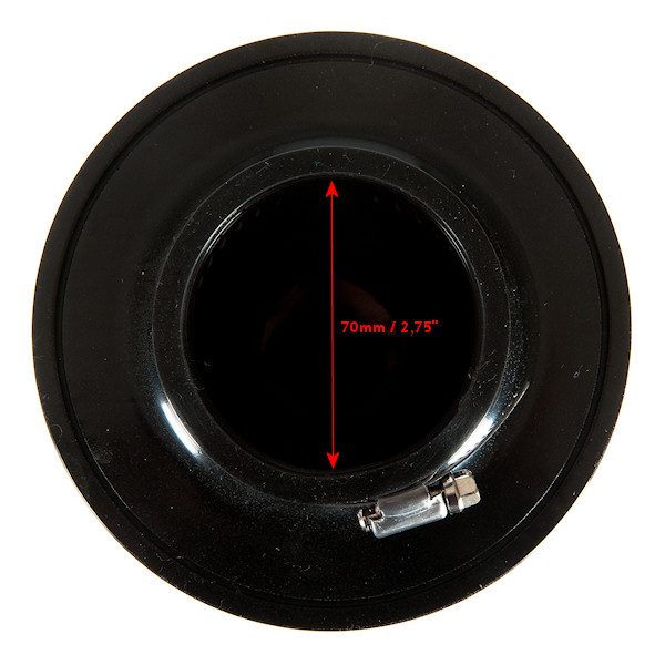US-Racing Air Filter Closed 89mm / 3,5" (Universal) 3 usr filt 152 132 70 dm 5