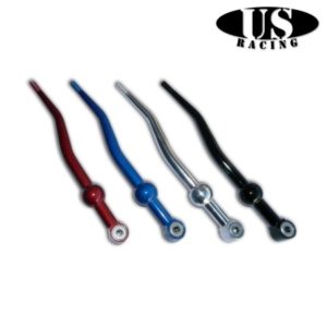US-Racing Double Bend Short Shifter Aluminum Red (Civic/CRX 87-01/Del Sol/Integra) 4 usr ss cv88d 4