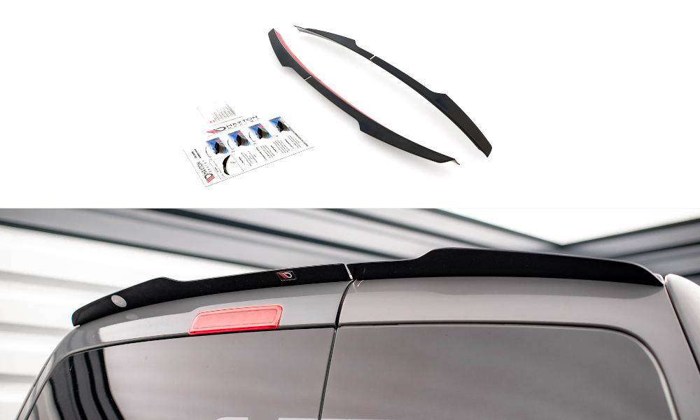 Maxton Design VW Caddy Barn Door Spoiler - Gloss (MK3 Facelift 2010-2015 ) 5 vw ca 3f cap1g