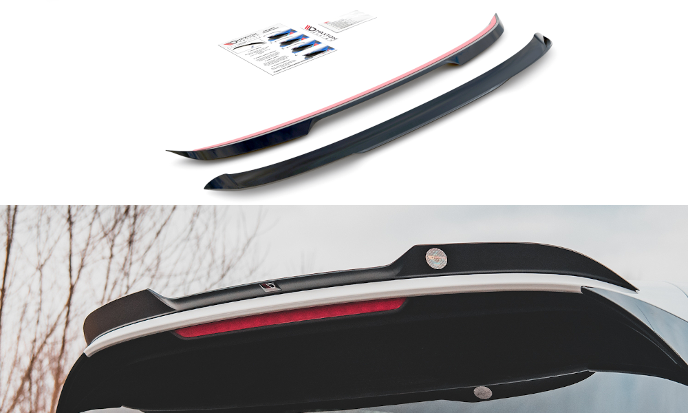 Maxton Design VW Golf 8 GTi Spoiler Extensions V2- Gloss (Mk8 2019-2024) 4 vw go 8 gti cap2g