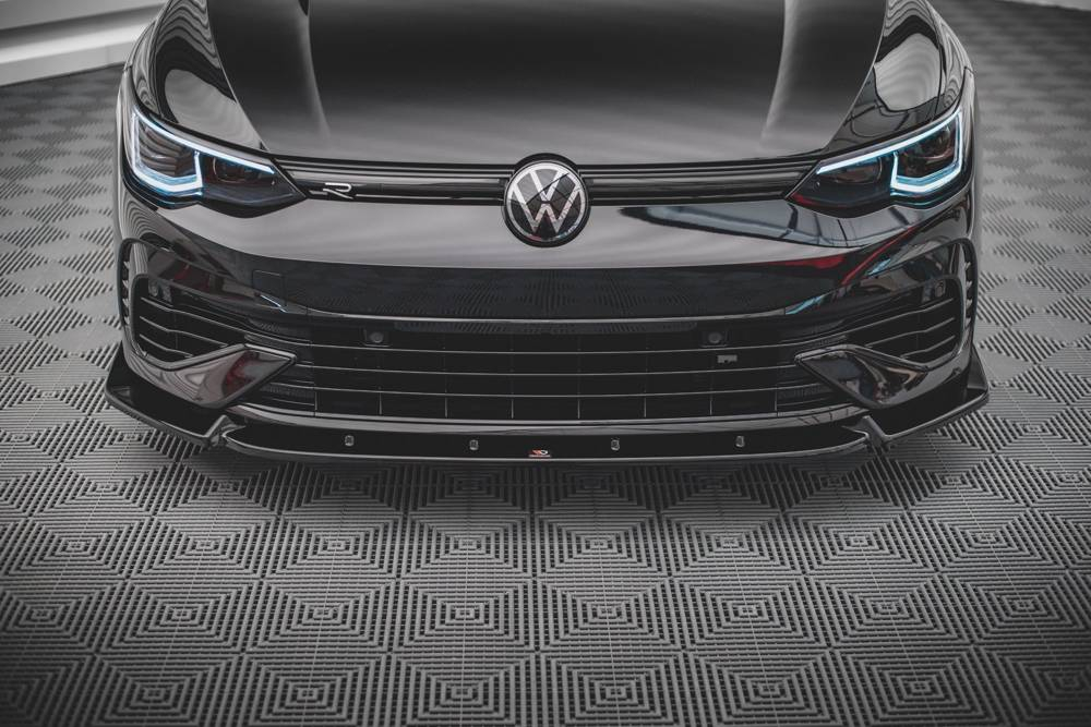 Maxton Design VW Golf 8 R Front Lip V2 - Gloss (Mk8 2019-2024) 2 vw go 8 r fd2g b
