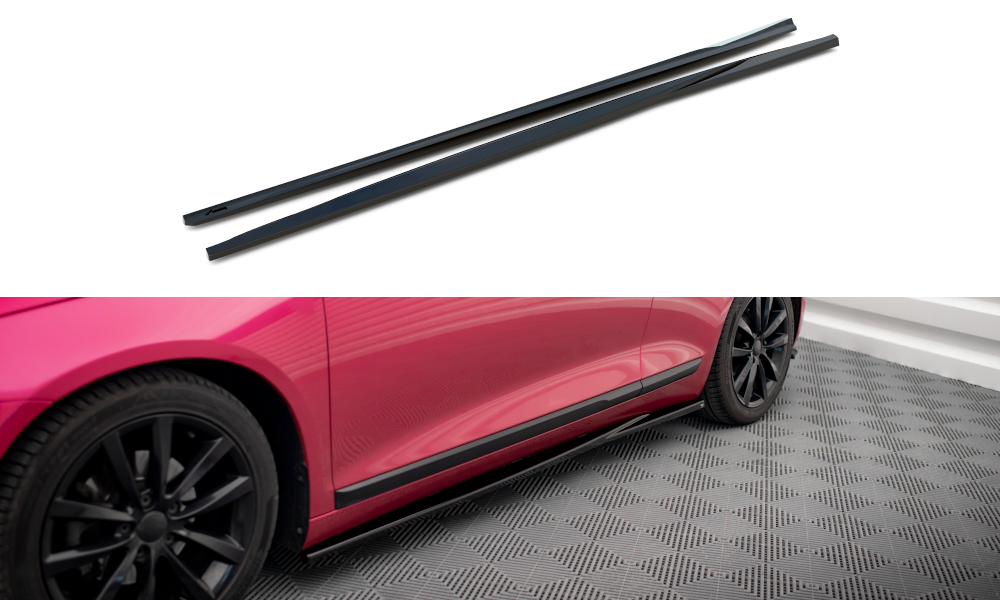Maxton Design VW Scirocco Side Skirt Extensions - Gloss (Mk3 2008-2014) 3 vw sc 3 sd1g