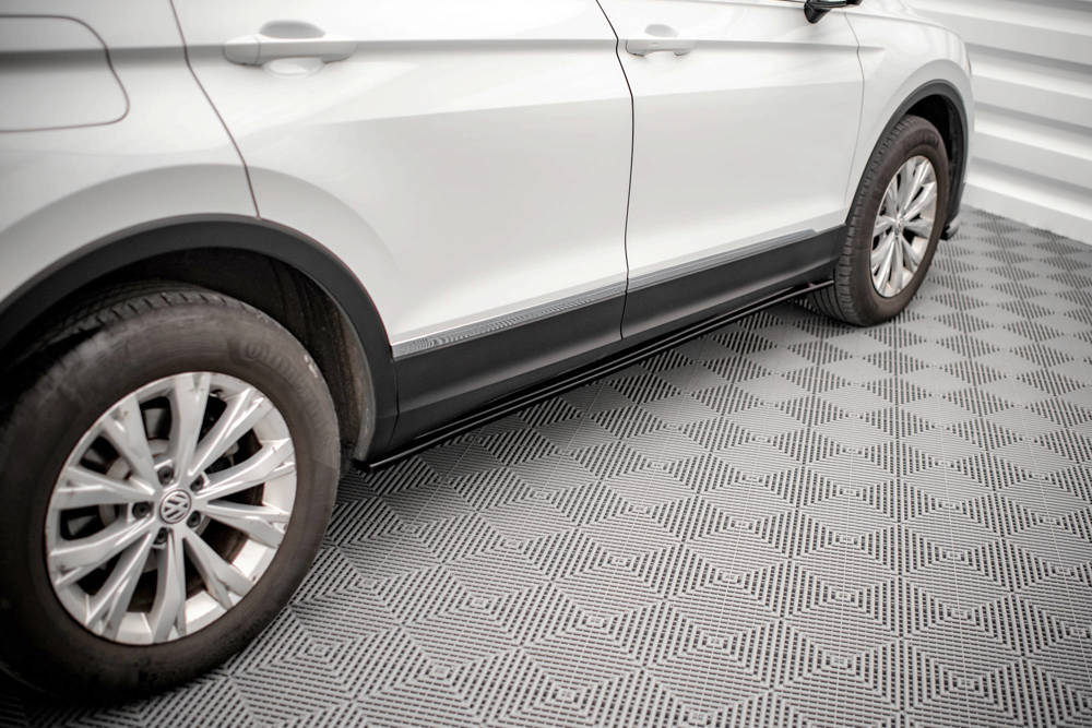Maxton Design VW Tiguan SE Side Skirt Extensions - Gloss (MK2 2015-2020) 2 vw ti 2 sd1g b