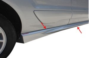 Ford Transit Connect Side Skirts - Zetec Style 10 Ford Transit Connect Side Skirts - Zetec Style