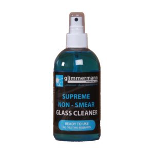 Glimmerman 150ml Supreme Non Smear Glass Cleaner 7 300ml glass cleaner new website scaled