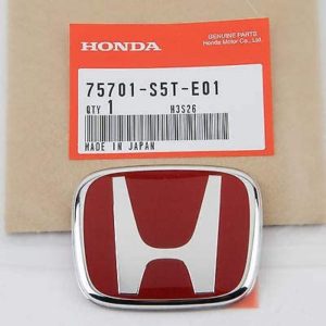 HOP GENUINE Honda Civic EP3 Rear Red H Badge 5 75701 s5t e01