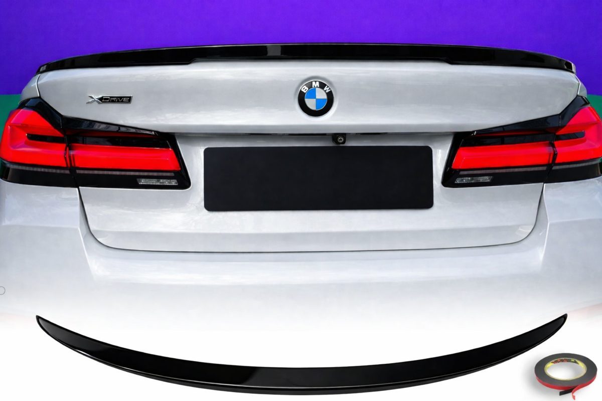 BMW 5 Series G30 Spoiler - Msport Style Gloss Black (2018-2024) 2 BMW 5 Series G30 Spoiler - Msport Style Gloss Black (2018-2024) - Image 2