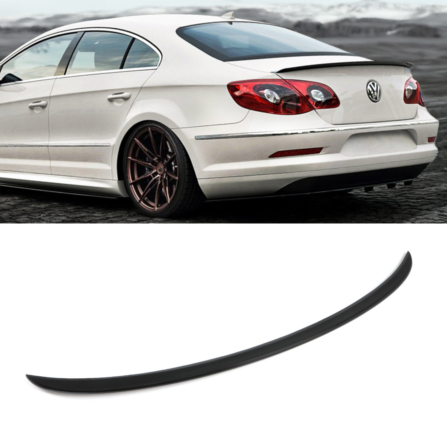 Spoiler Field VW Passat CC Boot Spoiler - R-Line Style (2013-2018) | MCG Autostyling
