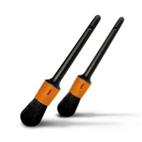 ADBL Round Detailing Brushes 1 adbl round detailing brushes 24mm 30mm black orange ireland