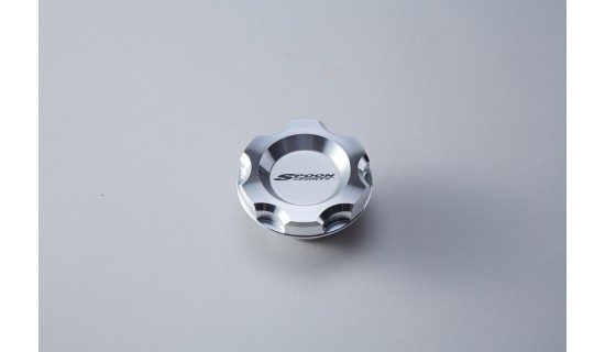 Spoon Sports Style Billet Aluminum Oil Filler Cap – Fits Honda Civic, Accord (M32 X 3.5 Thread)
