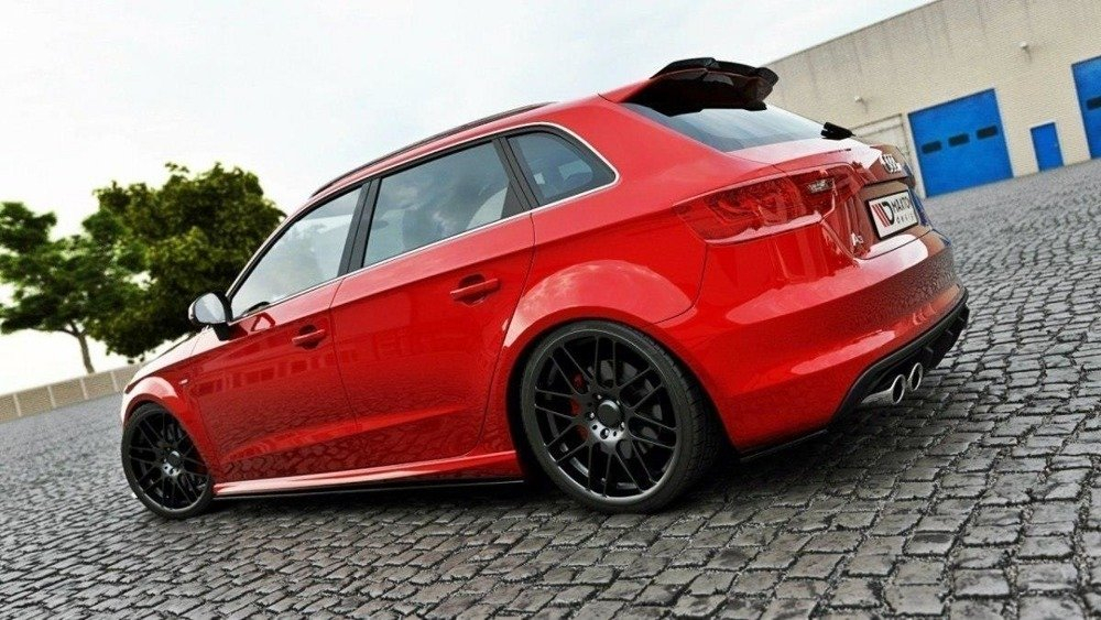 Maxton Design Audi A3 8V S-Line Spoiler - Gloss Black (Hatchback / Sportback) (2013-2016) 2 au s3 3 cap1g